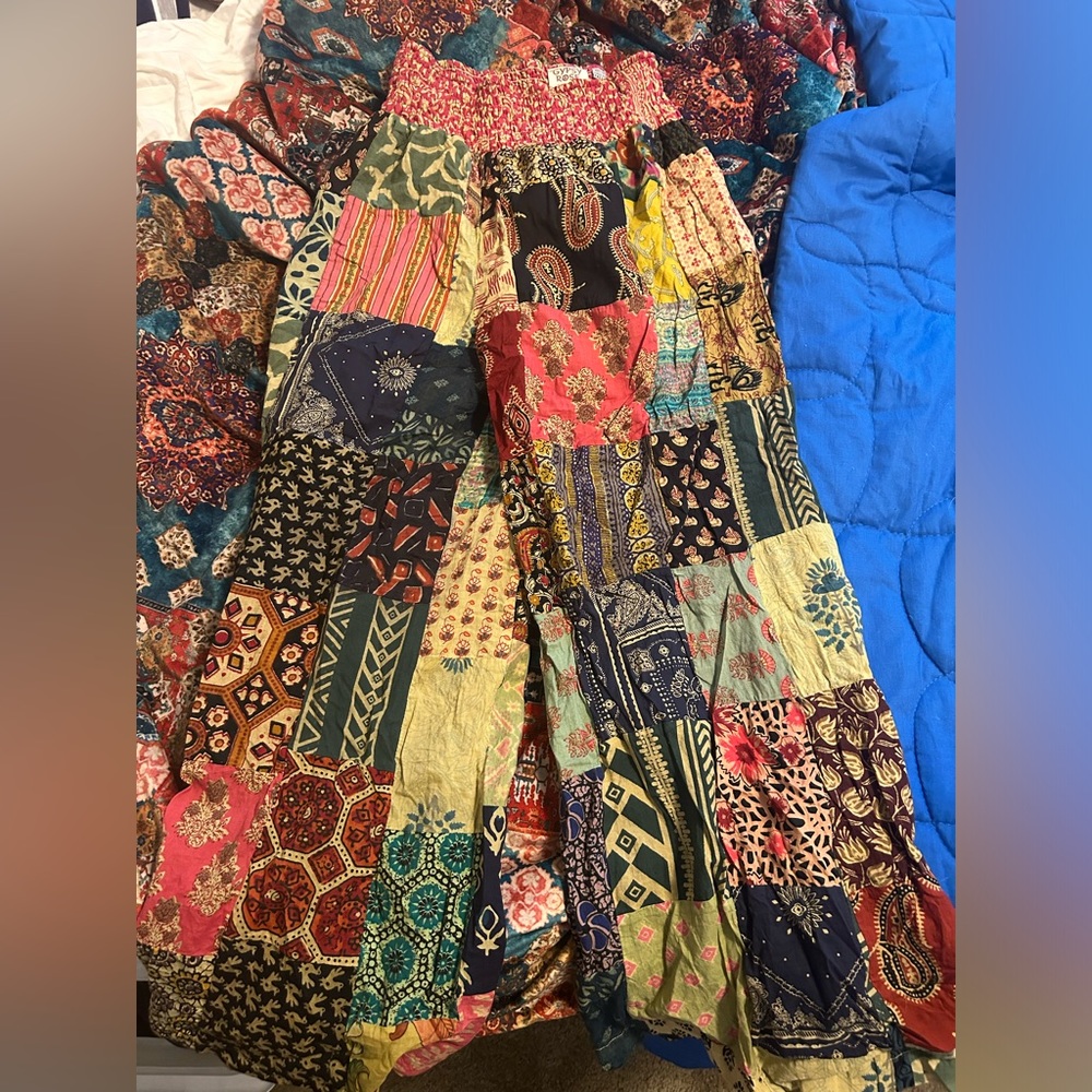 Hippie patchwork pants